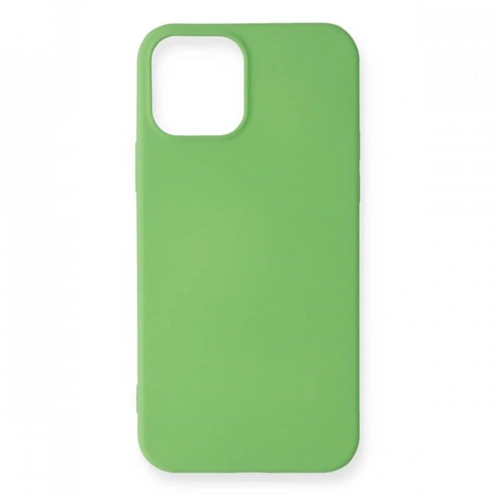 Mey İthalat®   iPhone 12 Mini Kılıf First Silikon - Yeşil