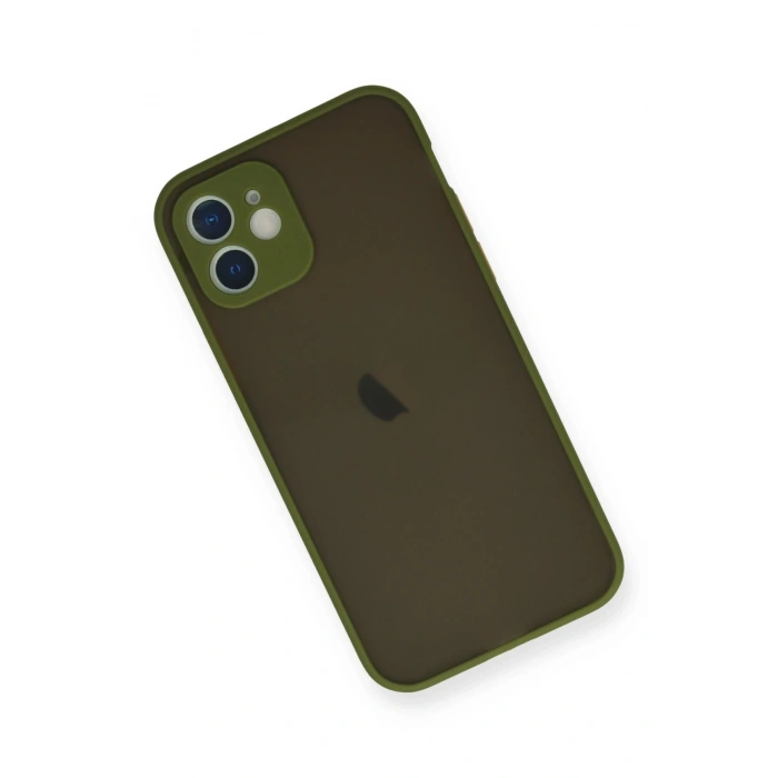 Mey İthalat®   iPhone 12 Mini Kılıf Montreal Silikon Kapak - Açık Yeşil