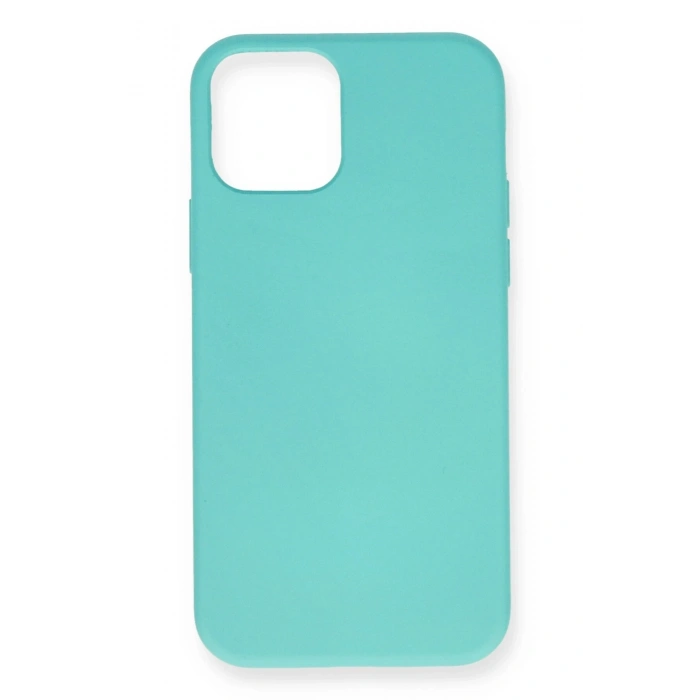 Mey İthalat®   iPhone 12 Mini Kılıf Nano içi Kadife Silikon - Turkuaz