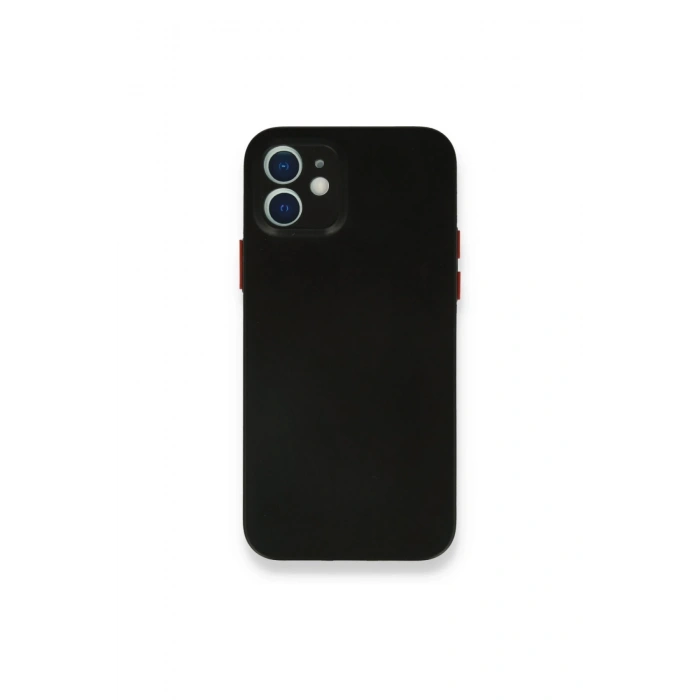 Mey İthalat®   iPhone 12 Mini Kılıf PP Ultra İnce Kapak - Siyah