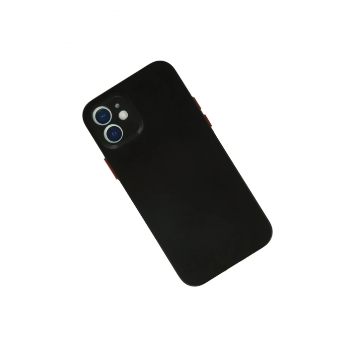 Mey İthalat®   iPhone 12 Mini Kılıf PP Ultra İnce Kapak - Siyah