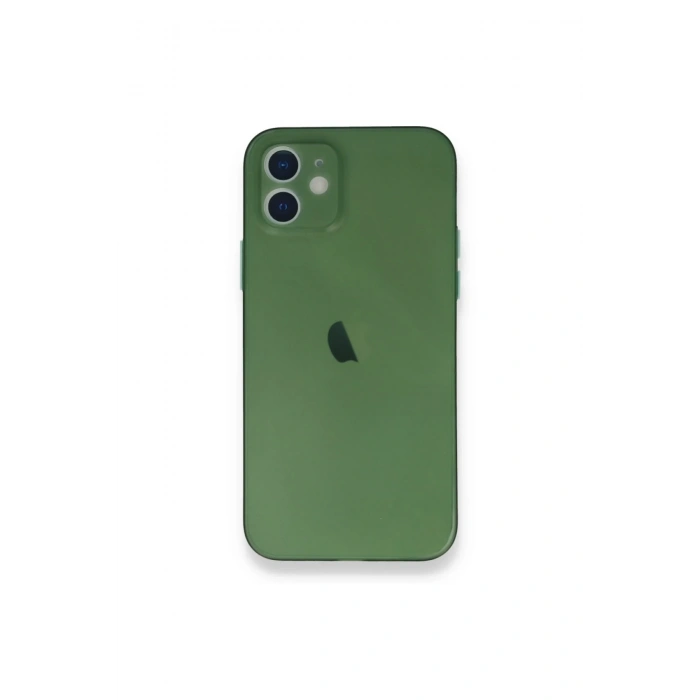 Mey İthalat®   iPhone 12 Mini Kılıf PP Ultra İnce Kapak - Yeşil