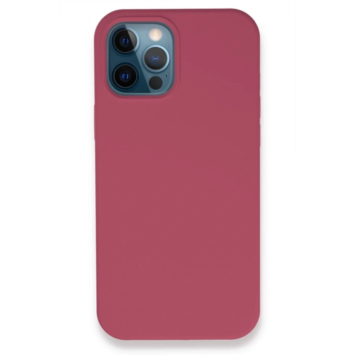 Mey İthalat®   iPhone 12 Pro Kılıf Lansman Legant Silikon - Fuşya