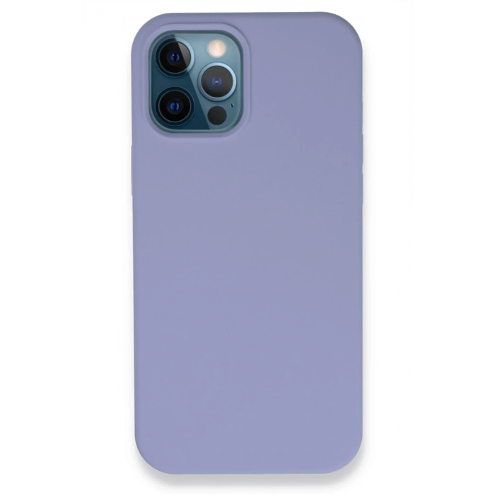 Mey İthalat®   iPhone 12 Pro Kılıf Lansman Legant Silikon - Lila