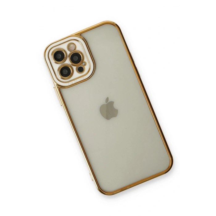 Mey İthalat®   iPhone 12 Pro Kılıf Liva Lens Silikon - Beyaz
