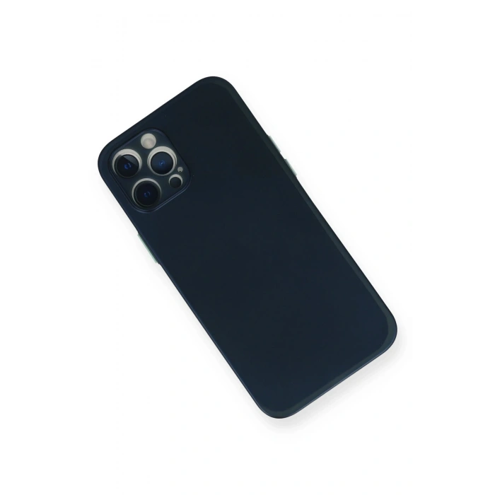 Mey İthalat®   iPhone 12 Pro Kılıf PP Ultra İnce Kapak - Mavi