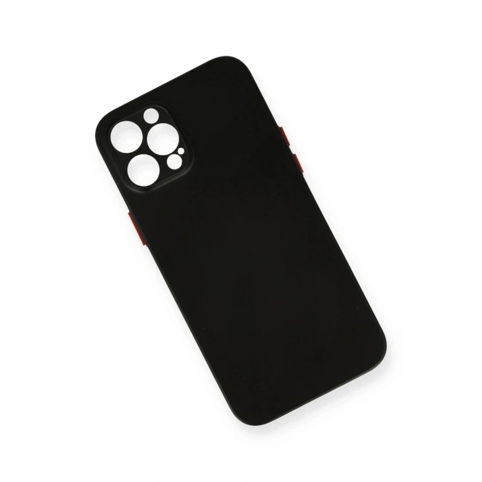 Mey İthalat®   iPhone 12 Pro Kılıf PP Ultra İnce Kapak - Siyah