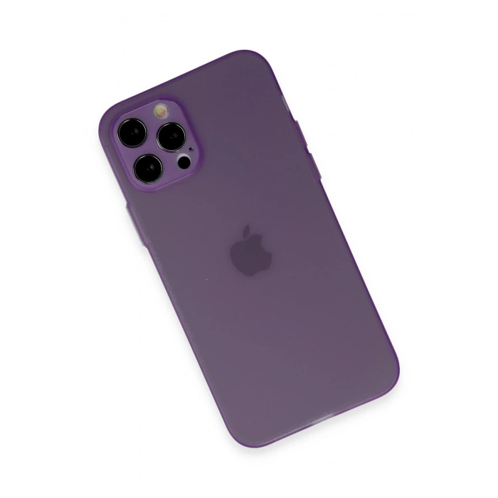 Mey İthalat®   iPhone 12 Pro Kılıf Puma Silikon - Koyu Mor