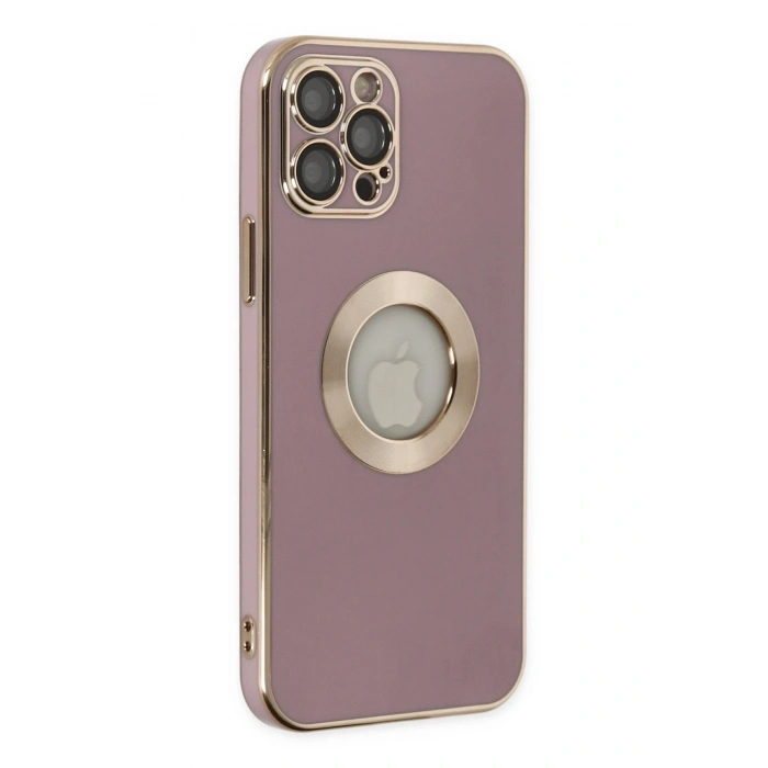 Mey İthalat®   iPhone 12 Pro Kılıf Store Silikon - Mor