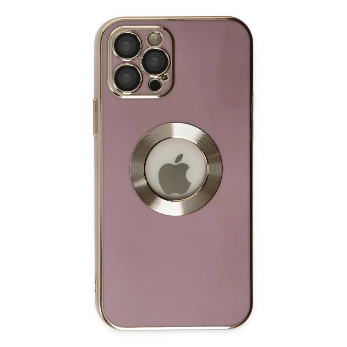 Mey İthalat®   iPhone 12 Pro Kılıf Store Silikon - Mor