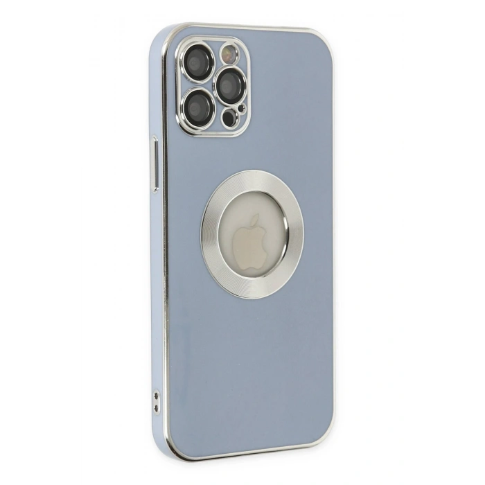 Mey İthalat®   iPhone 12 Pro Kılıf Store Silikon - Sierra Blue