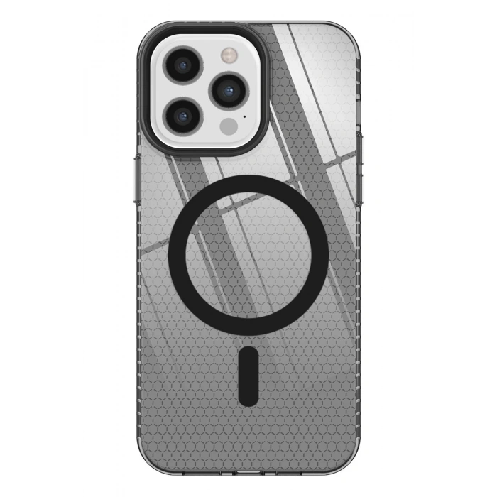 Mey İthalat®   iPhone 12 Pro Max Kılıf Beta Magneticsafe Silikon - Siyah
