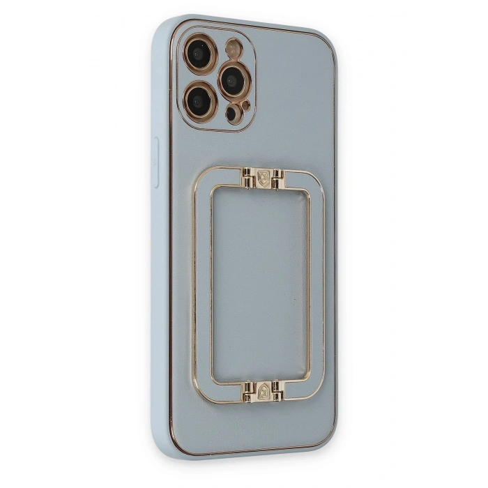 Mey İthalat®   iPhone 12 Pro Max Kılıf Coco Elit Kapak - Turkuaz