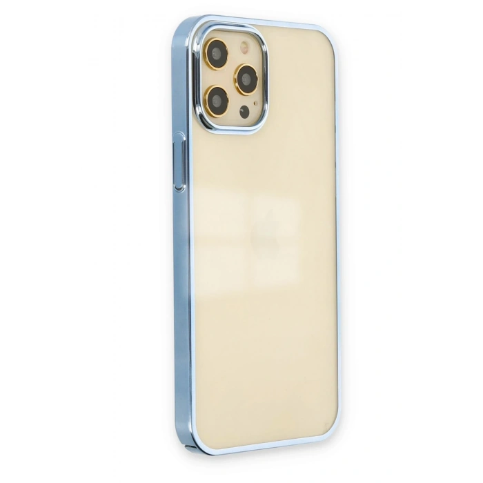 Mey İthalat®   iPhone 12 Pro Max Kılıf Element Silikon - Mavi