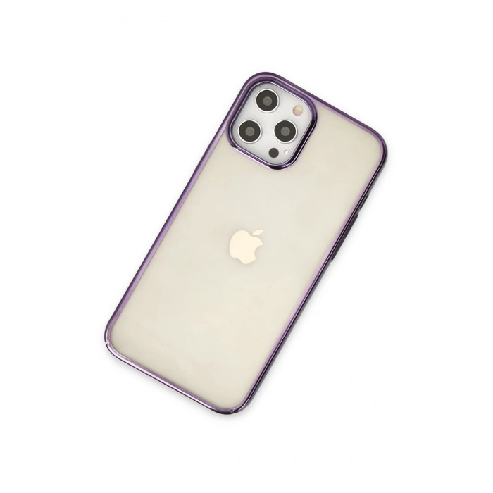 Mey İthalat®   iPhone 12 Pro Max Kılıf Element Silikon - Mor