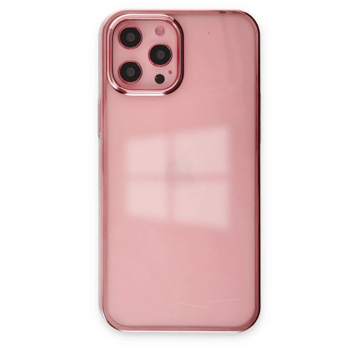 Mey İthalat®   iPhone 12 Pro Max Kılıf Element Silikon - Pembe