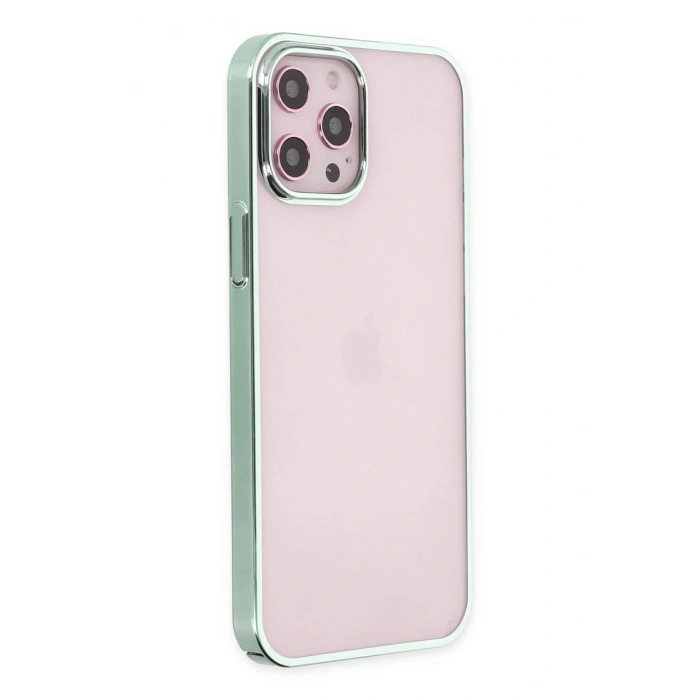 Mey İthalat®   iPhone 12 Pro Max Kılıf Element Silikon - Yeşil