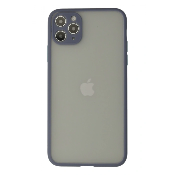 Mey İthalat®   iPhone 12 Pro Max Kılıf Montreal Silikon Kapak - Gri