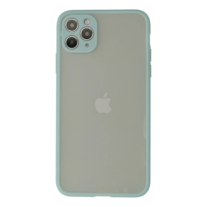 Mey İthalat®   iPhone 12 Pro Max Kılıf Montreal Silikon Kapak - Turkuaz