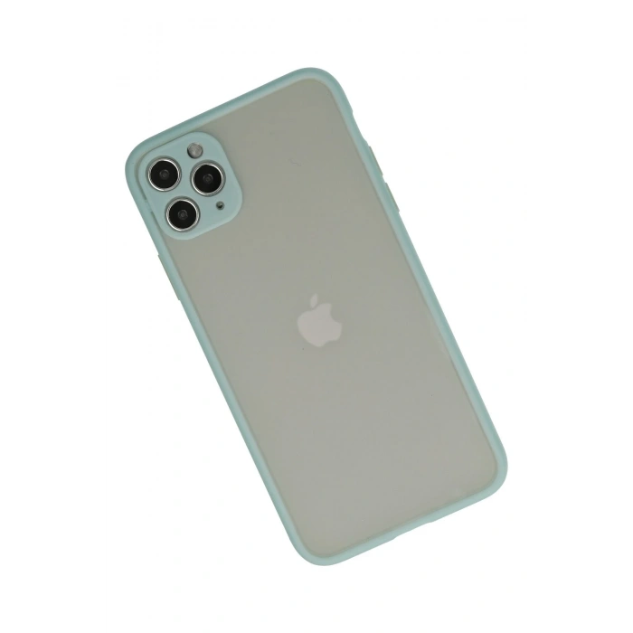 Mey İthalat®   iPhone 12 Pro Max Kılıf Montreal Silikon Kapak - Turkuaz