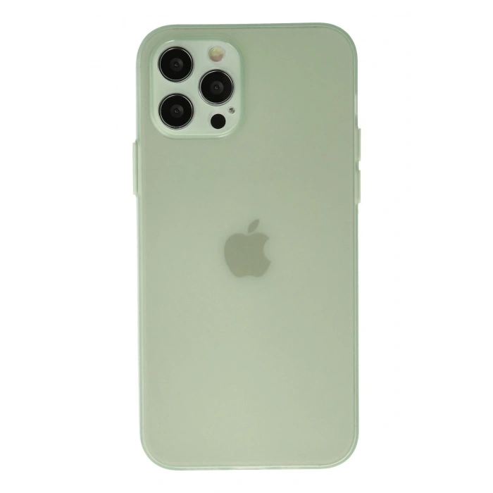 Mey İthalat®   iPhone 12 Pro Max Kılıf Puma Silikon - Açık Yeşil