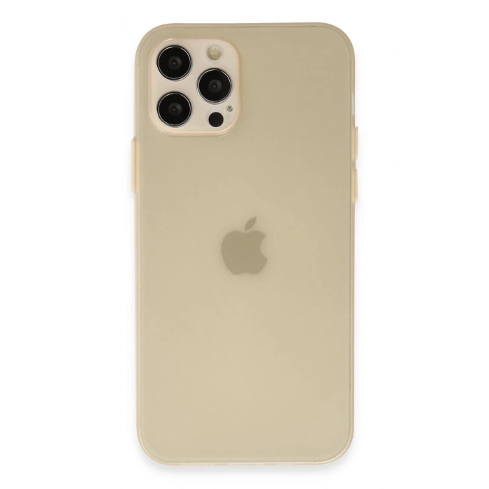 Mey İthalat®   iPhone 12 Pro Max Kılıf Puma Silikon - Gold