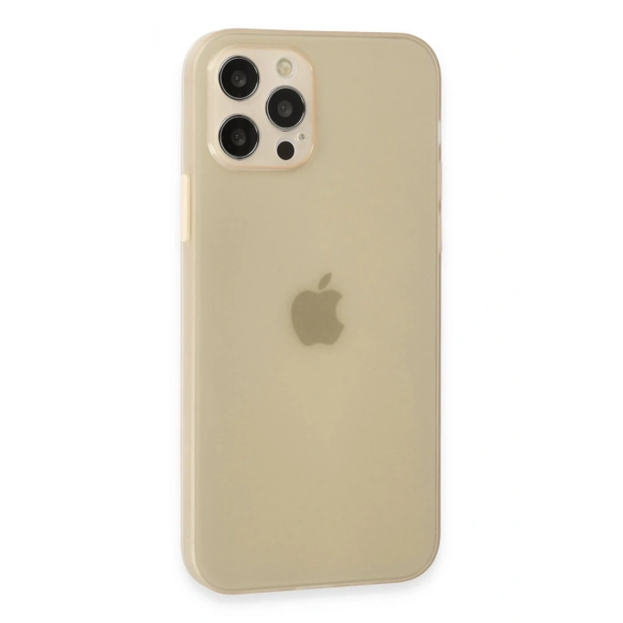 Mey İthalat®   iPhone 12 Pro Max Kılıf Puma Silikon - Gold