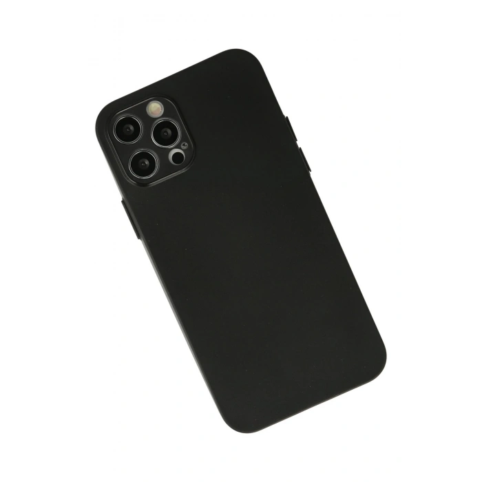 Mey İthalat®   iPhone 12 Pro Max Kılıf Puma Silikon - Siyah