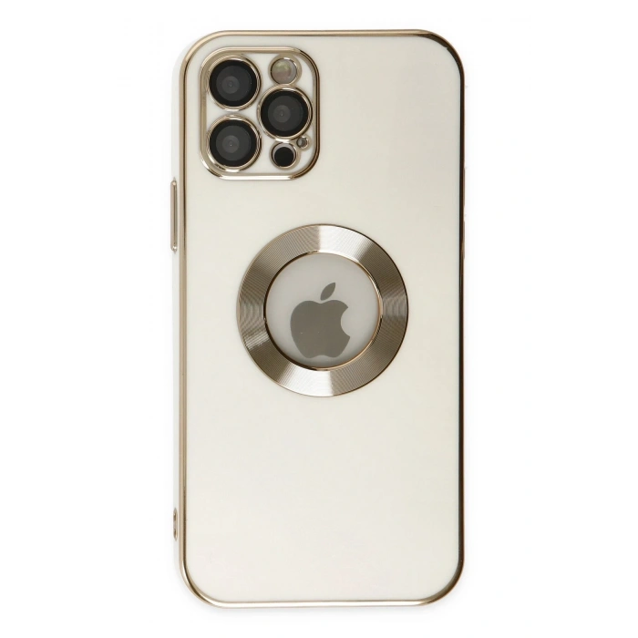 Mey İthalat®   iPhone 12 Pro Max Kılıf Store Silikon - Beyaz