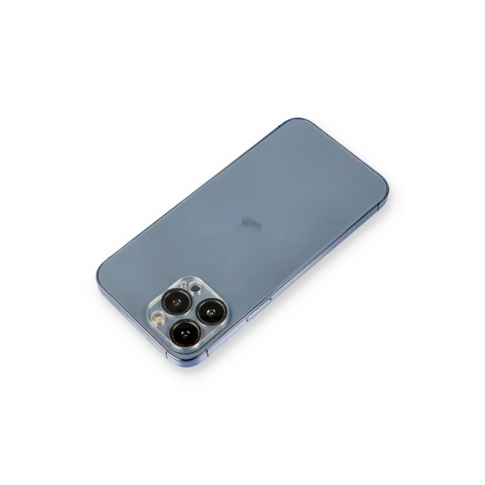 Mey İthalat®   iPhone 12 Pro Shine Kamera Lens Koruma Cam - Siyah