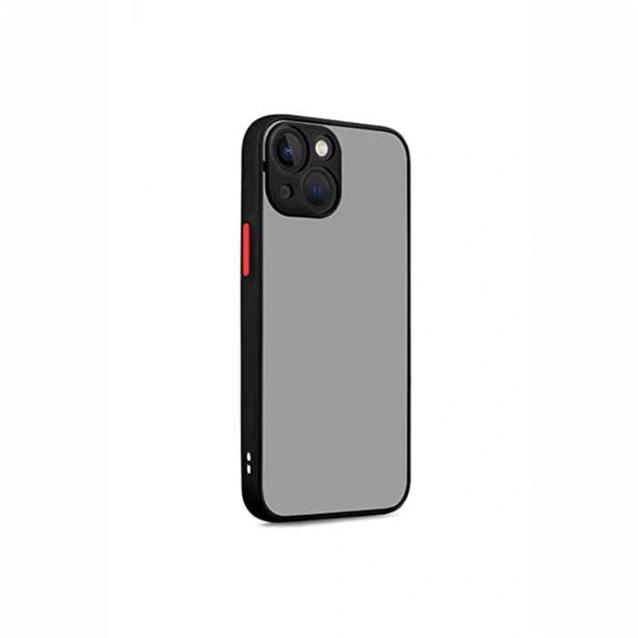 Mey İthalat®   iPhone 13 Kılıf Montreal Silikon Kapak - Siyah