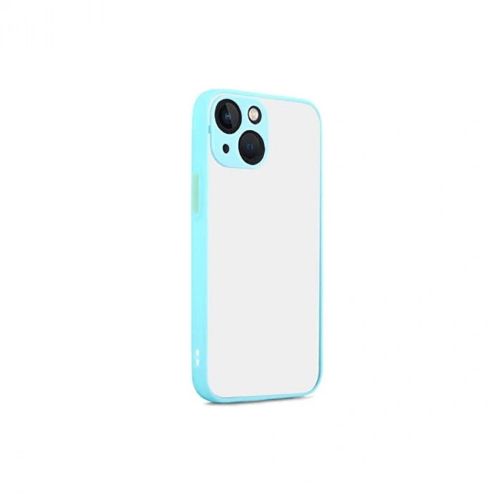 Mey İthalat®   iPhone 13 Kılıf Montreal Silikon Kapak - Turkuaz