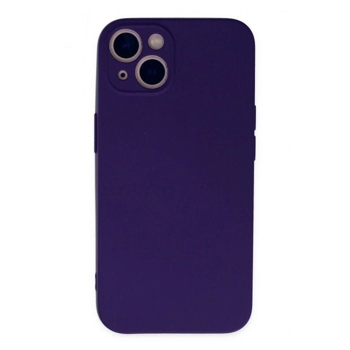 Mey İthalat®   iPhone 13 Mini Kılıf Nano içi Kadife Silikon - Mor
