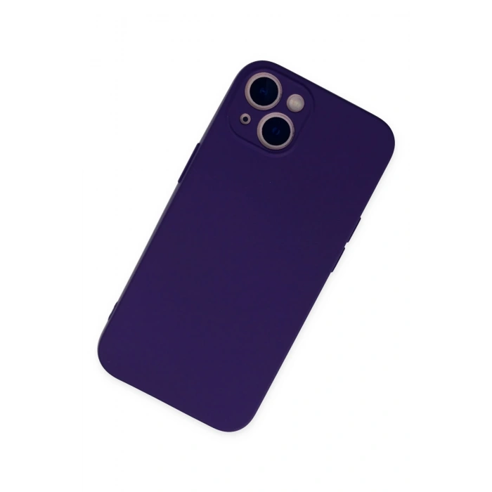 Mey İthalat®   iPhone 13 Mini Kılıf Nano içi Kadife Silikon - Mor