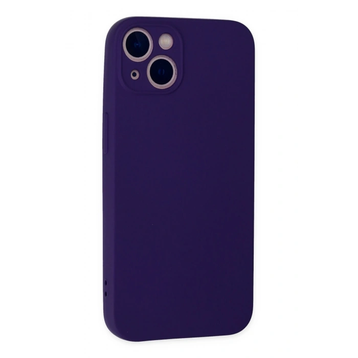 Mey İthalat®   iPhone 13 Mini Kılıf Nano içi Kadife Silikon - Mor
