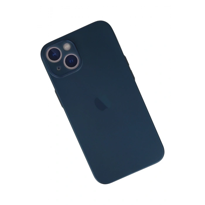 Mey İthalat®   iPhone 13 Mini Kılıf PP Ultra İnce Kapak - Mavi