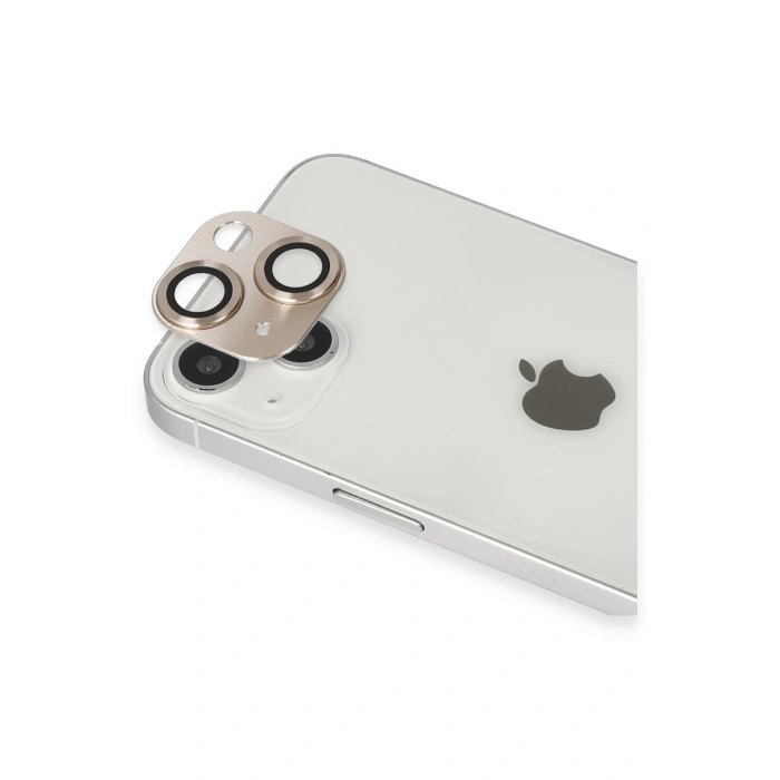 Mey İthalat®   iPhone 13 Pers Alüminyum Kamera Lens - Gold