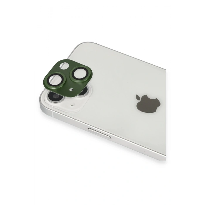 Mey İthalat®   iPhone 13 Pers Alüminyum Kamera Lens - Yeşil