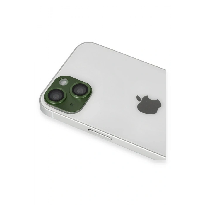 Mey İthalat®   iPhone 13 Pers Alüminyum Kamera Lens - Yeşil