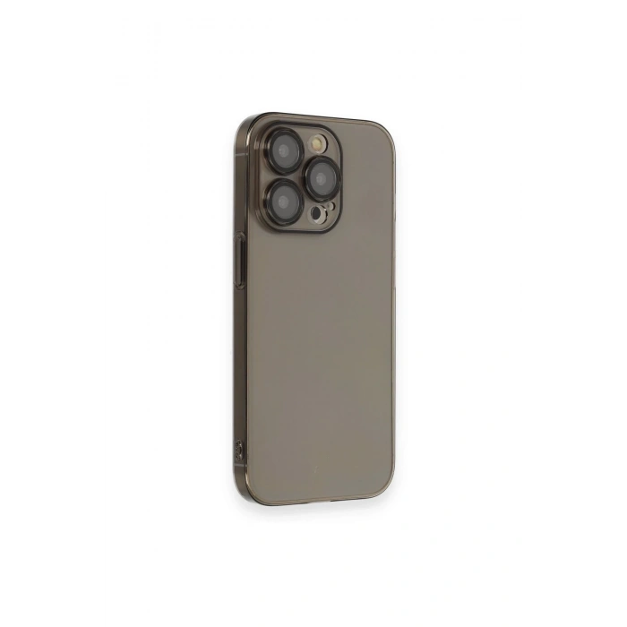 Mey İthalat®   iPhone 13 Pro Kılıf Armada Lensli Kapak - Siyah