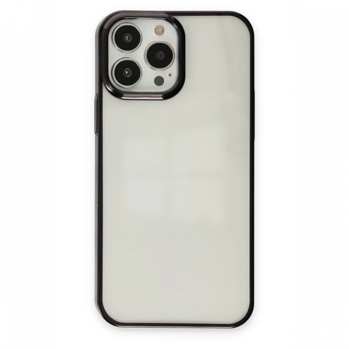 Mey İthalat®   iPhone 13 Pro Kılıf Element Silikon - Siyah