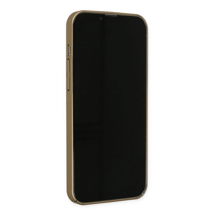 Mey İthalat®   iPhone 13 Pro Kılıf Jack Magneticsafe Lens Silikon - Gold
