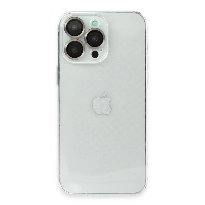 Mey İthalat®   iPhone 13 Pro Kılıf Luko Lens Silikon -Yeşil