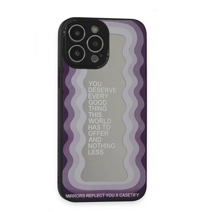 Mey İthalat®   iPhone 13 Pro Kılıf Mirror Desenli Kapak - Mirror - 5