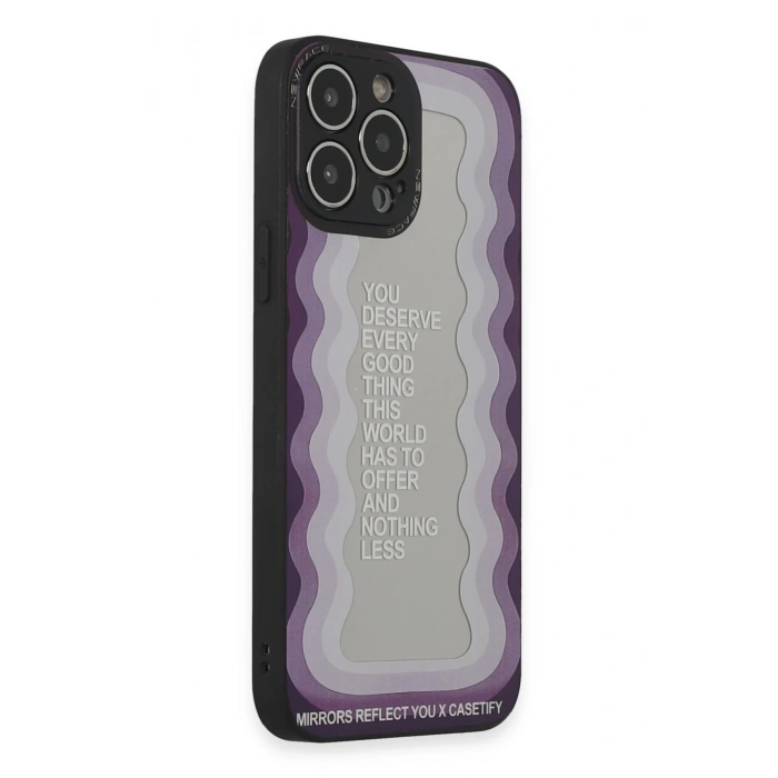 Mey İthalat®   iPhone 13 Pro Kılıf Mirror Desenli Kapak - Mirror - 5