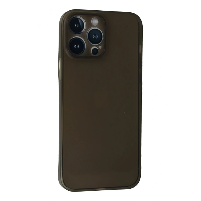 Mey İthalat®   iPhone 13 Pro Kılıf PP Ultra İnce Kapak - Gri
