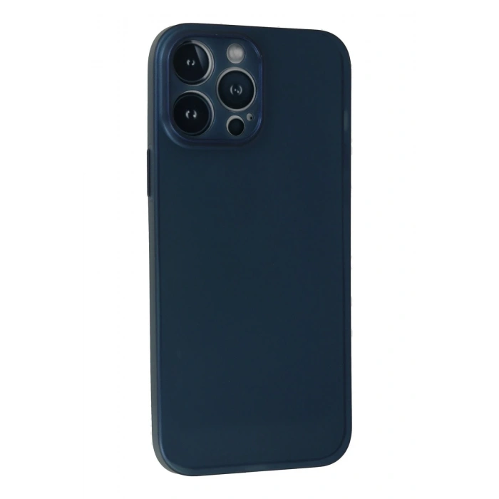 Mey İthalat®   iPhone 13 Pro Kılıf PP Ultra İnce Kapak - Mavi