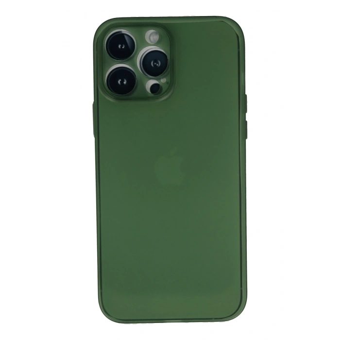 Mey İthalat®   iPhone 13 Pro Kılıf PP Ultra İnce Kapak - Yeşil