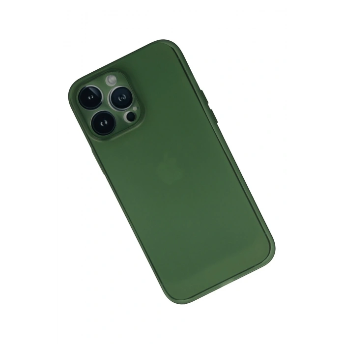 Mey İthalat®   iPhone 13 Pro Kılıf PP Ultra İnce Kapak - Yeşil