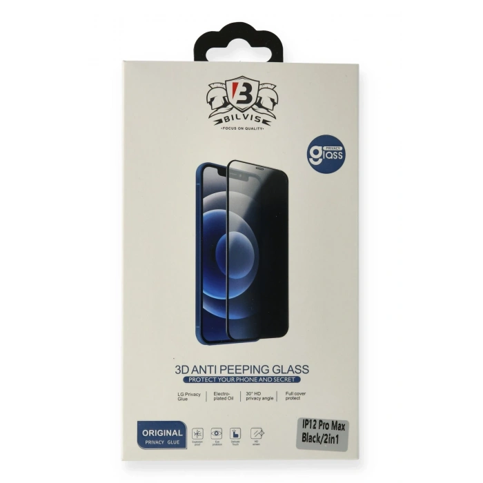 Mey İthalat®   iPhone 13 Pro Max Bilvis Hayalet Cam Ekran Koruyucu